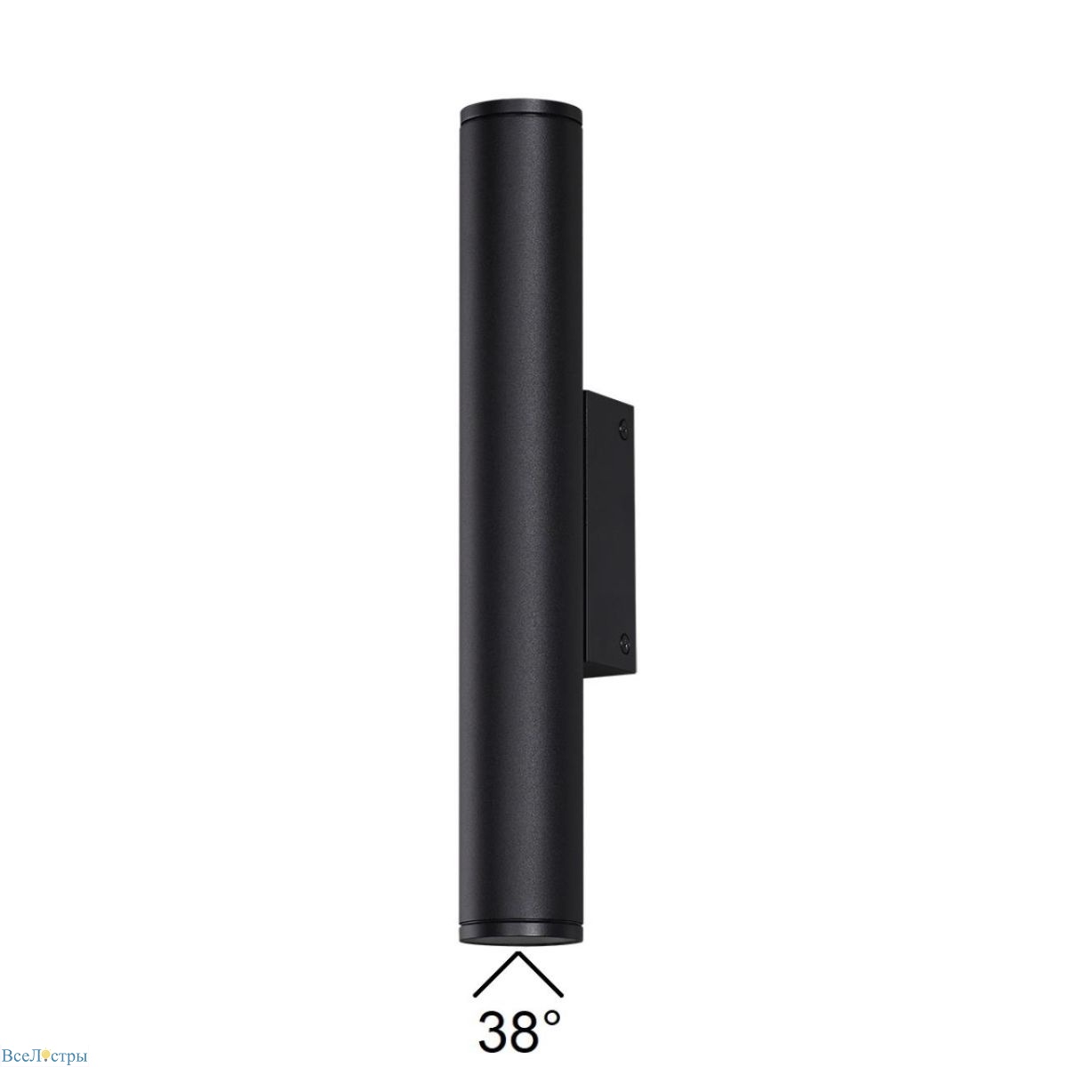 уличный настенный светильник odeon light nature tubus 7105/6wl