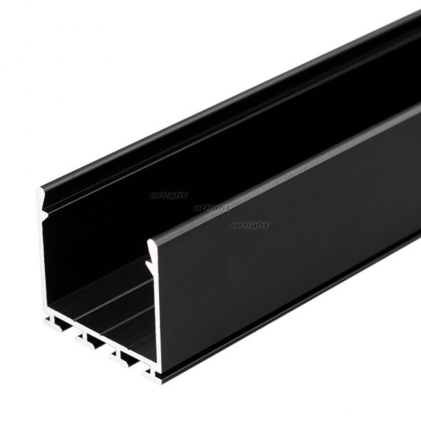 профиль arlight pls-lock-h25-2000 anod black 028123