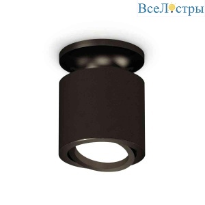 Комплект накладного светильника Ambrella light Techno Spot XS7402060 SBK/PBK черный песок/черный полированный (N7926, C7402, N7002)
