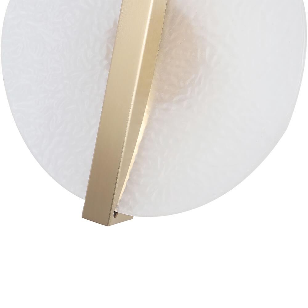 настенный светодиодный светильник crystal lux agosto ap5w led brass