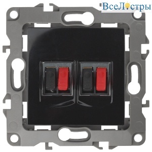 Розетка аудио двойная Эра 12-3112-06 Б0027466