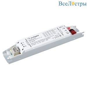 Блок питания Arlight ARJ-LG-20-LINEAR-PFC-HV (20W, 24-105V, 0.2-0.35A) (IP20 Металл) 047427