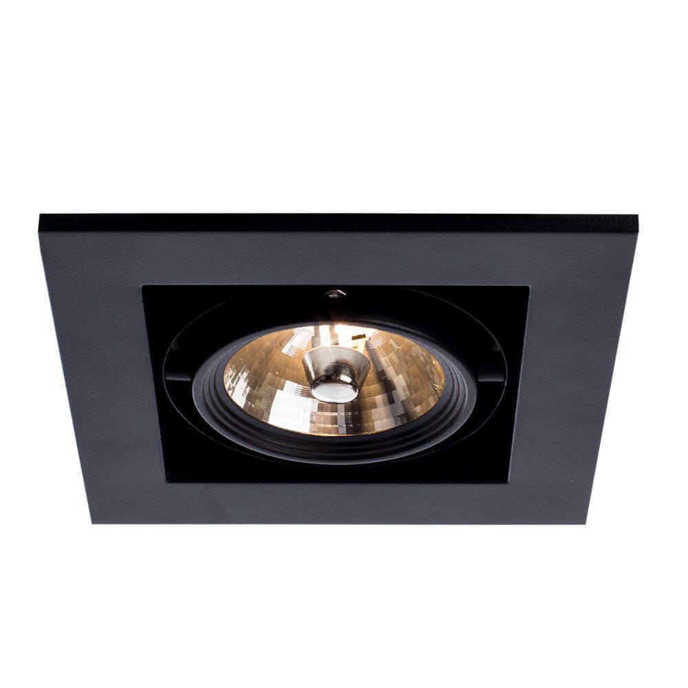 встраиваемый светильник arte lamp technika a5930pl-1bk