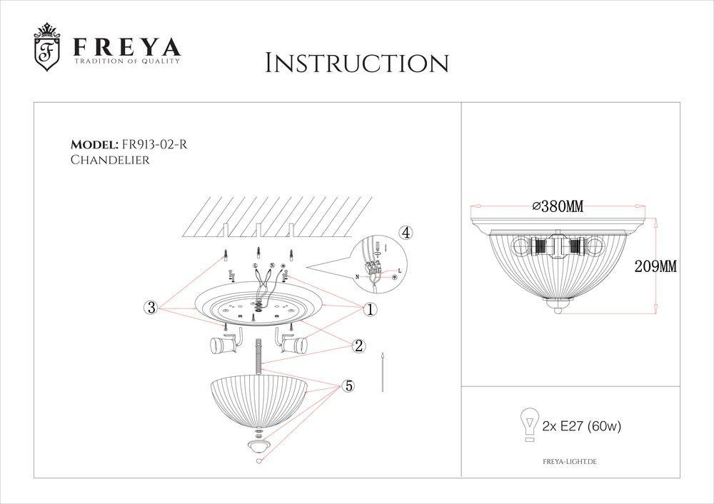 потолочный светильник freya planum fr2913-cl-02-bz