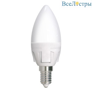 Светодиодная лампа Uniel LED-C37 7W/6500K/E14/FR PLP01WH UL-00011014