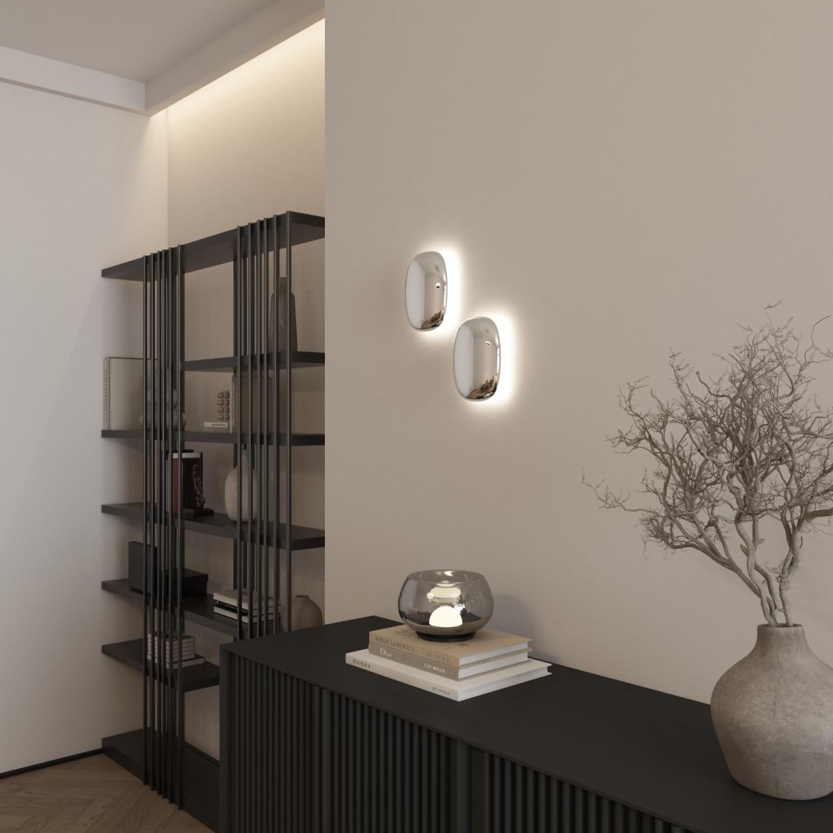 настольная лампа denkirs floa dk6747-bk+sm