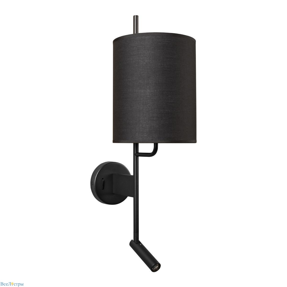 бра loft it ritz 10253w/b black