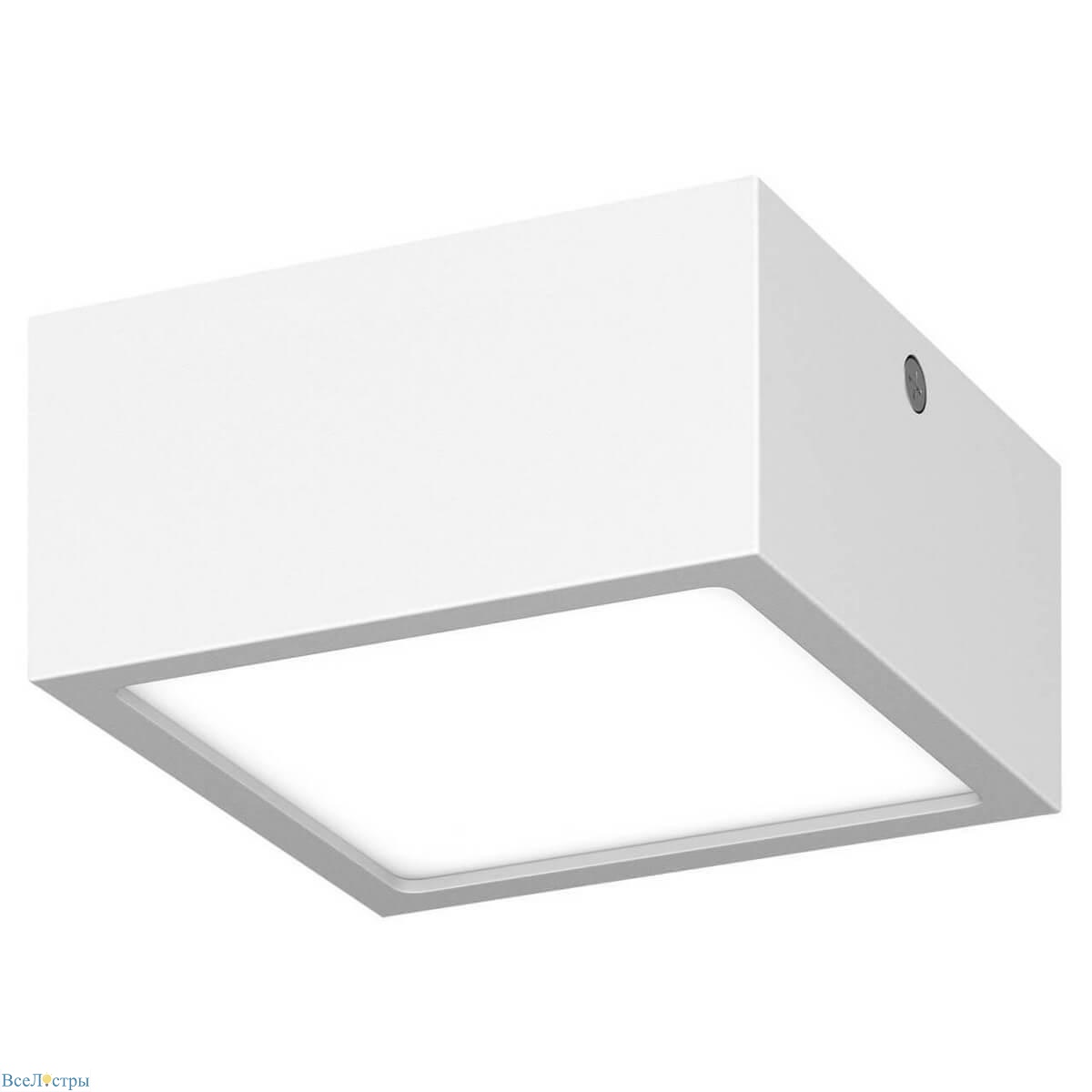 накладной светильник lightstar zolla quad led-sq 380264