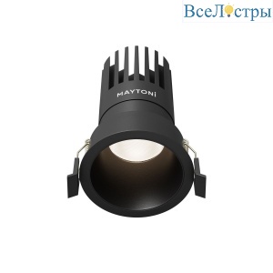 Встраиваемый светильник Maytoni Dip DL118-15W-4K-B