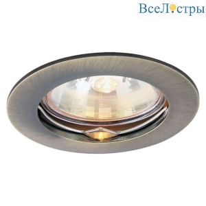 Встраиваемый светильник Arte Lamp Basic A2103PL-1AB