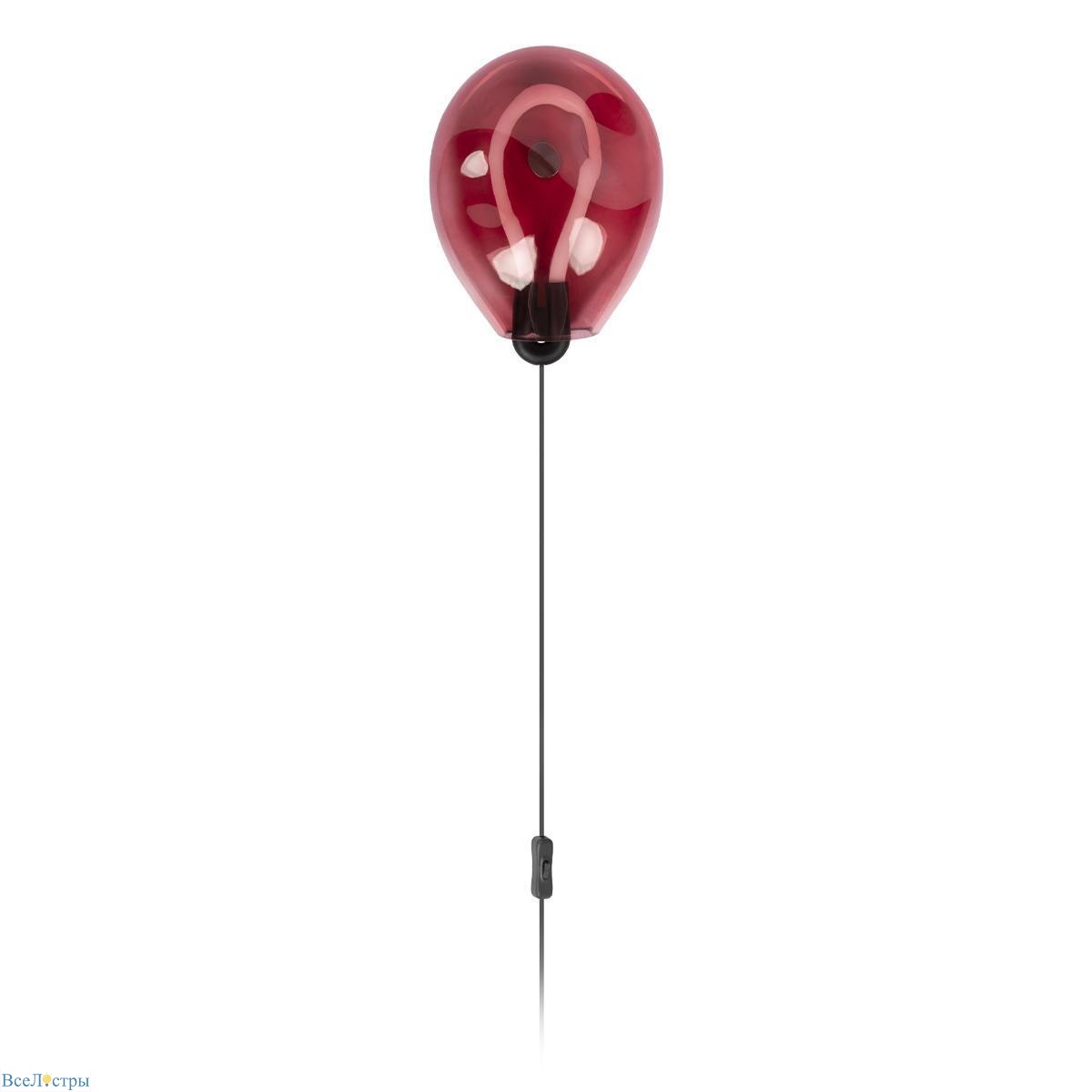 настенный светодиодный светильник loft it joy 10291 red
