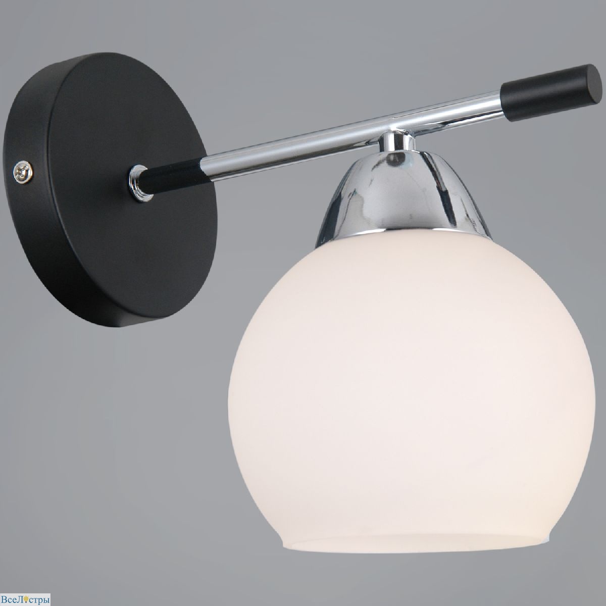 бра illumico il0638-1wsq-24 cr bk libra