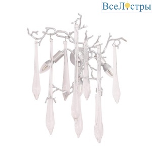 Настенный светильник Crystal Lux REINA AP3 SILVER PATINA