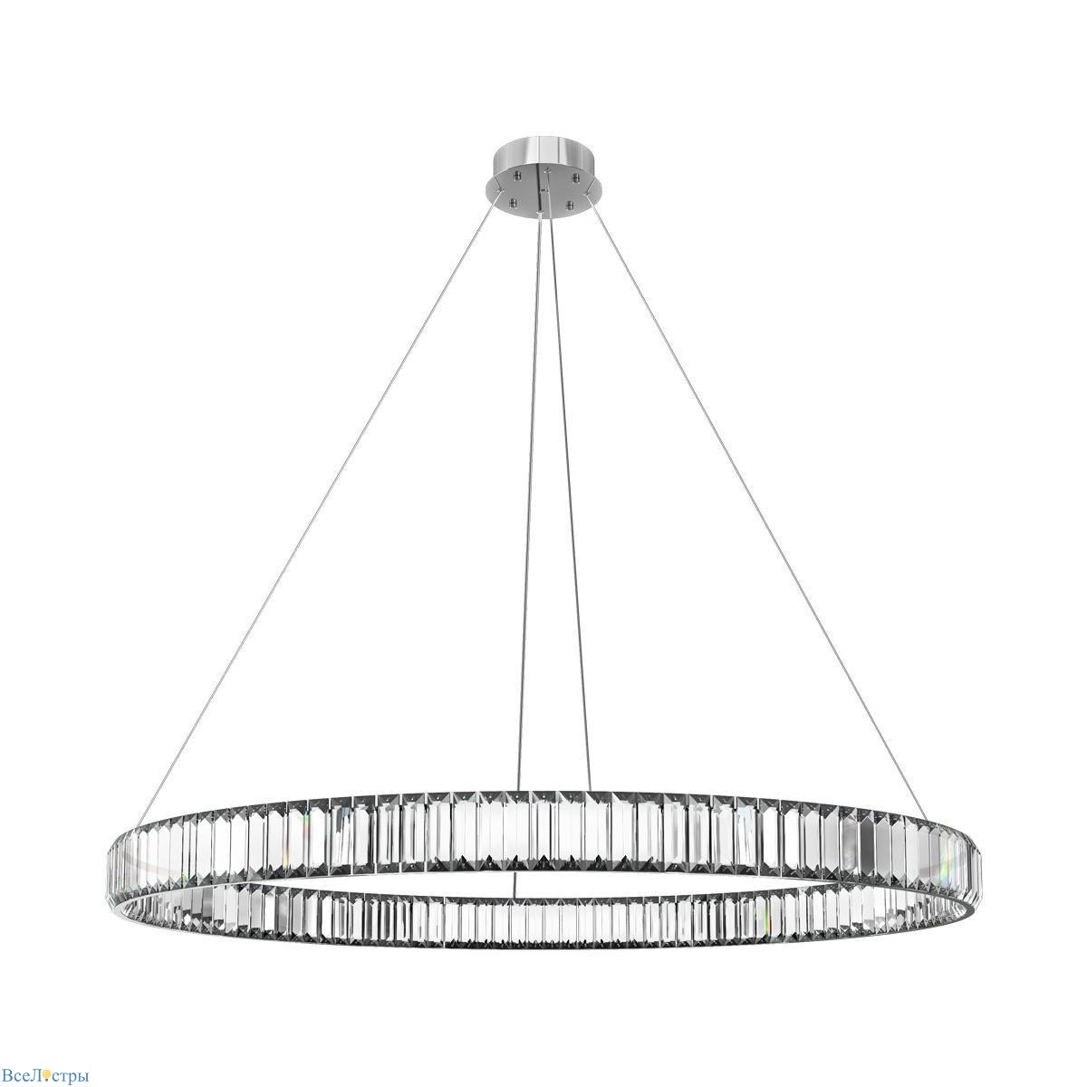 подвесной светодиодный светильник loft it crystal ring 10135/1000 chrome