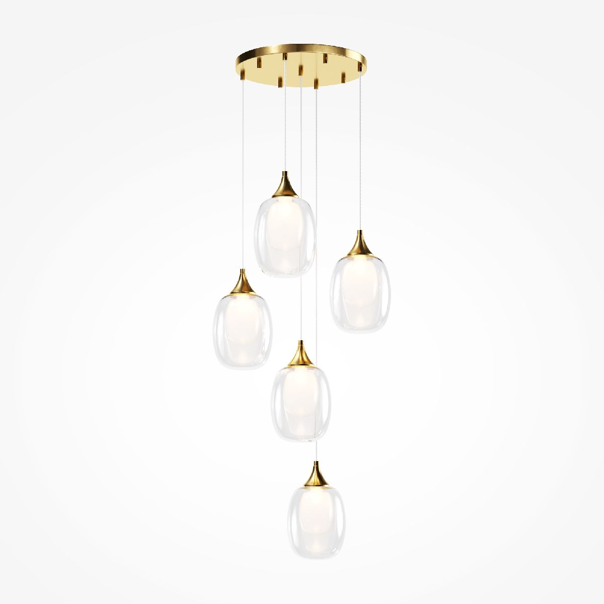 каскадная люстра maytoni aura mod016pl-05bs