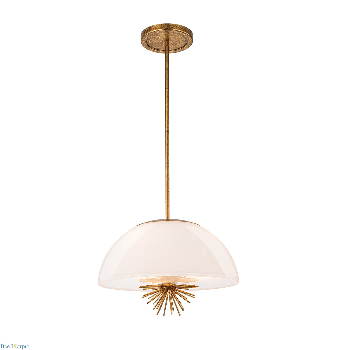 подвесной светильник elstead lighting staring-3p-dg-opal
