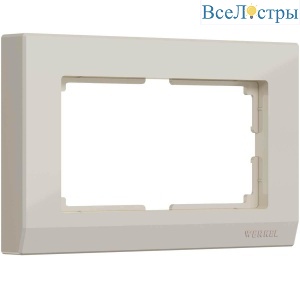 Рамка Werkel Stark для двойной розетки слоновая кость W0081803 4690389162077