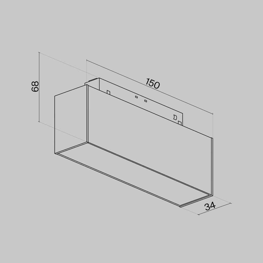 трековый светильник maytoni technical basis tr012-2-7w3k-w