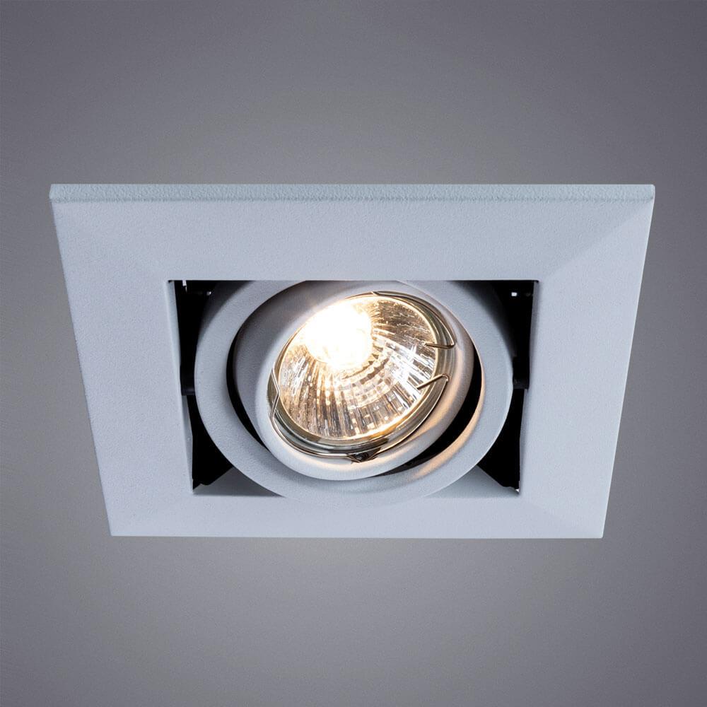 встраиваемый светильник arte lamp cardani piccolo a5941pl-1wh