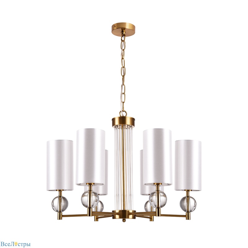 подвесная люстра arte lamp matar a4027lm-6pb