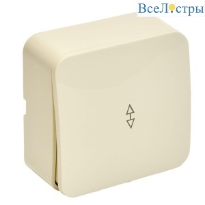 Переключатель одноклавишный Stekker слоновая кость MSW10-12-04 49478