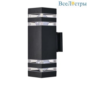 Уличный настенный светильник Arte Lamp Heather A4413AL-2BK