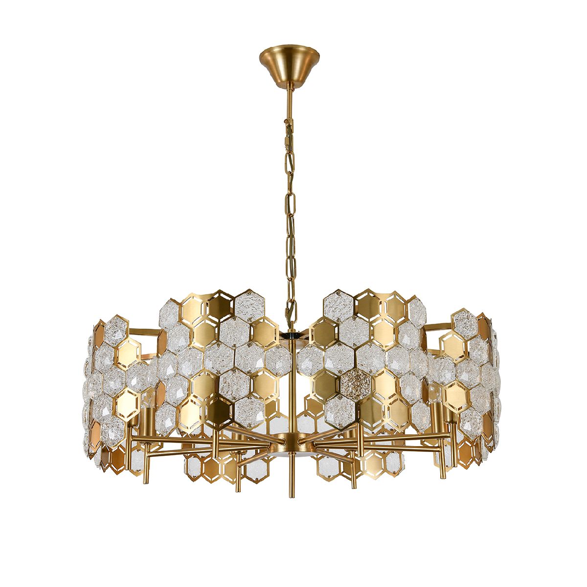 подвесная люстра indigo delizia 12047/8p brass v000572