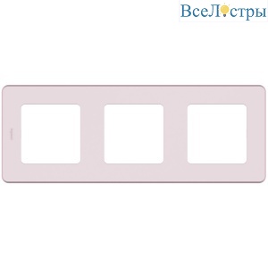 Рамка трехместная Legrand Inspiria 673954