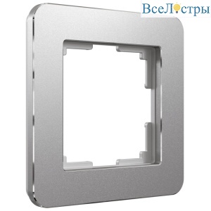 Рамка на 1 пост Werkel Platinum алюминий 4690389184413 W0012606
