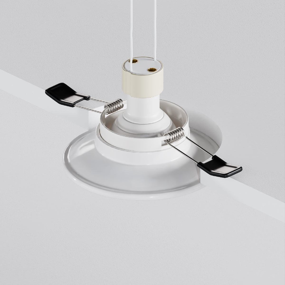 встраиваемый светильник maytoni spark dl096-gu10-w