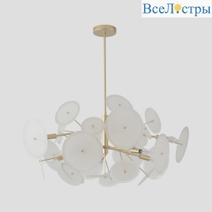 Люстра на штанге Crystal Lux DANDELION SP10 GOLD
