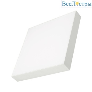 Потолочный светильник Arlight IM-QUADRO-EMERGENCY-3H-S400x400-44W Warm3000 (WH, 120 deg, 230V) 041027