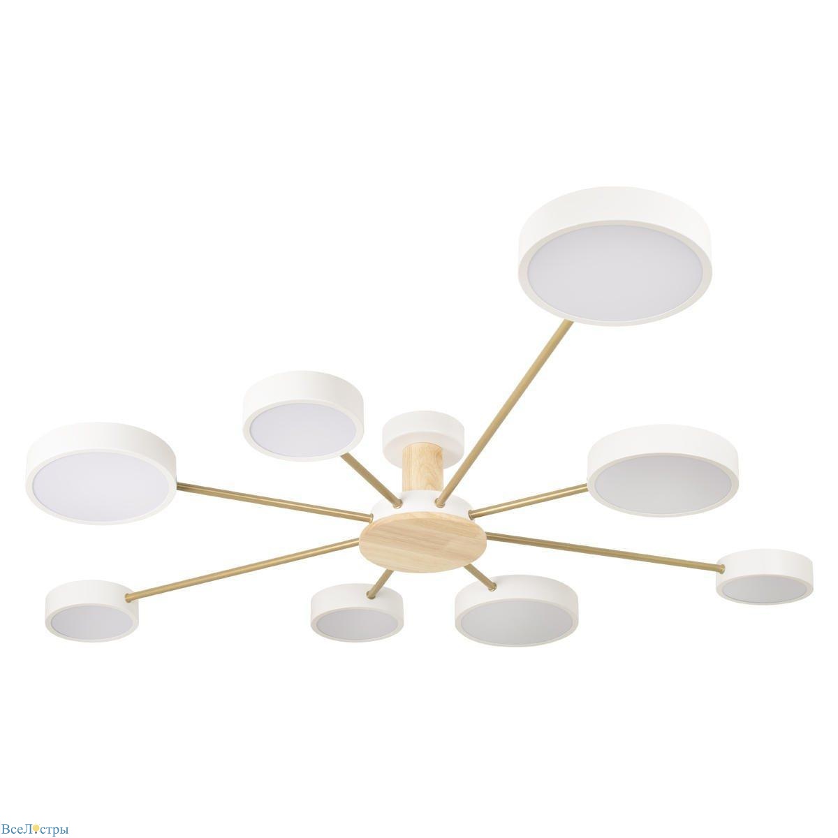 потолочная светодиодная люстра loft it sunrise 10316/8 white