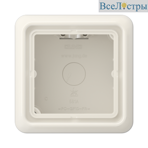 Коробка одноместная Jung CD581AW