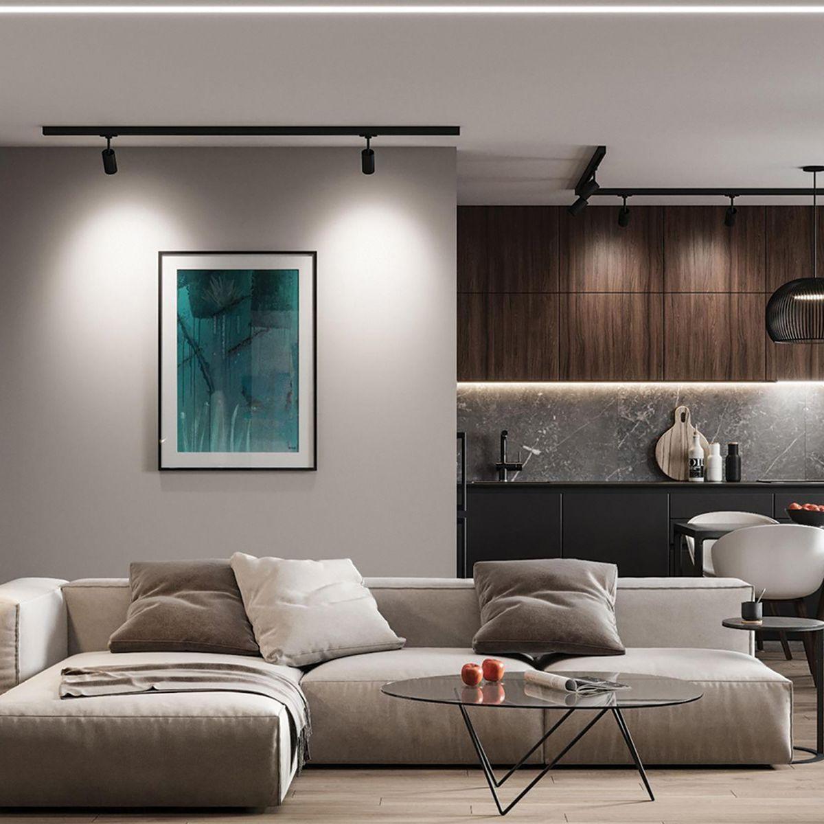 трековый светодиодный светильник feron marketbright al103 51004