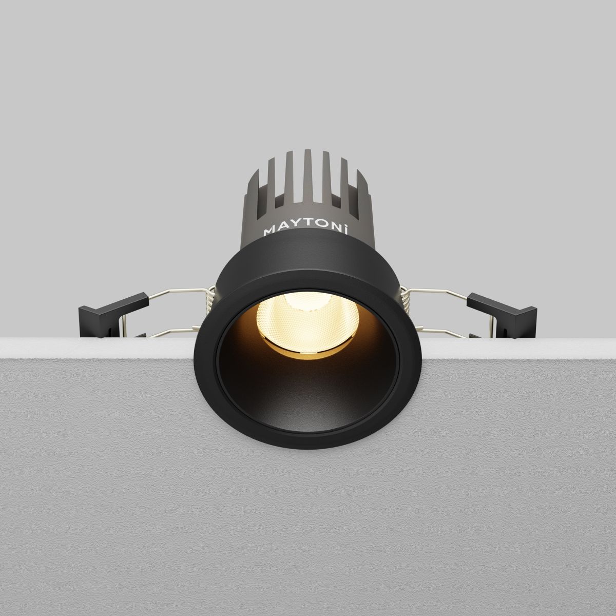 встраиваемый светильник maytoni technical dip dl115-10w-3k-b