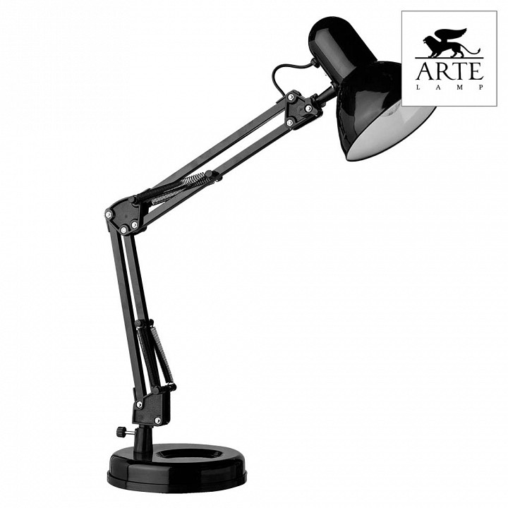 настольная лампа офисная arte lamp junior a1330lt-1bk