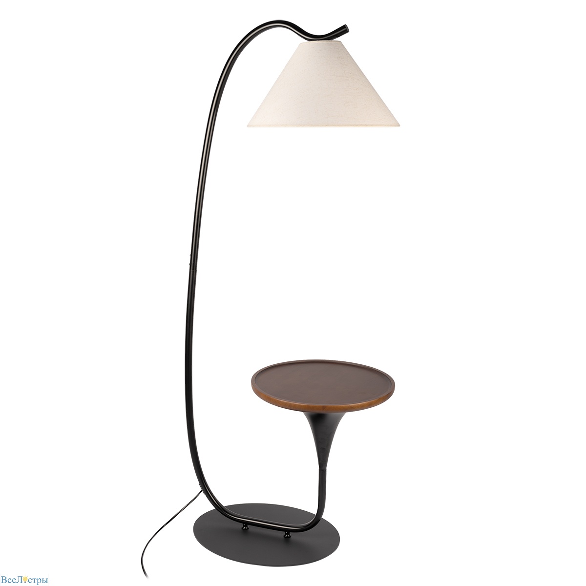 торшер loft it charlotte 10568f black