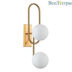 Бра Indigo Opaco 11015/2W Brass V000151