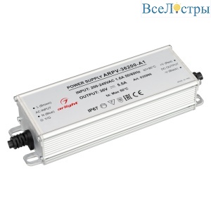 Блок питания Arlight ARPV-36200-A1 (36V, 5.55A, 200W) 035966