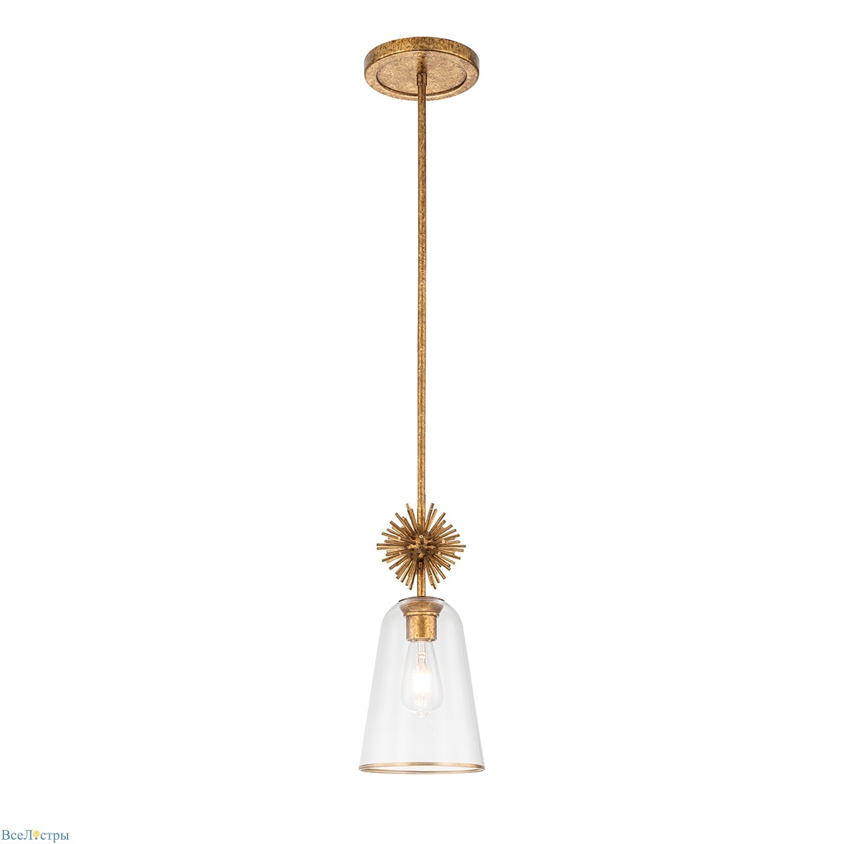 подвесной светильник elstead lighting staring-mp-dg-clear