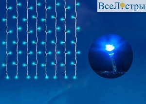 Светодиодная гирлянда (UL-00006420) Uniel занавес 220V синий ULD-C1510-160/DTA Blue IP20
