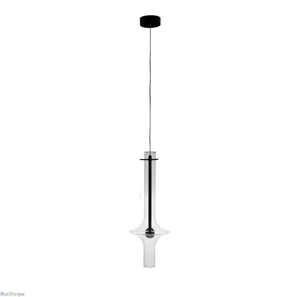 подвесной светодиодный светильник loft it tube 10061bk
