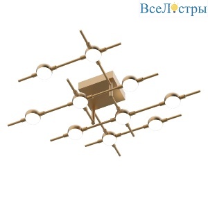 Потолочная люстра DeLight Collection Molecular MX18001067-10A gold