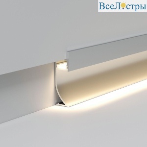 Профиль алюминиевый с рассеивателем для плинтуса Elektrostandard LL-2-ALP021 a066618