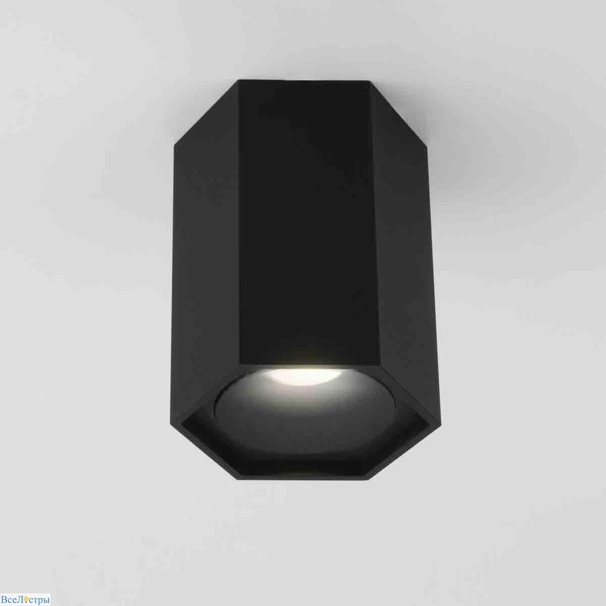 накладной светильник elektrostandard 25037/led черный 4690389176517