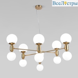 Подвесная люстра Eurosvet Bubble 30182 латунь a063213