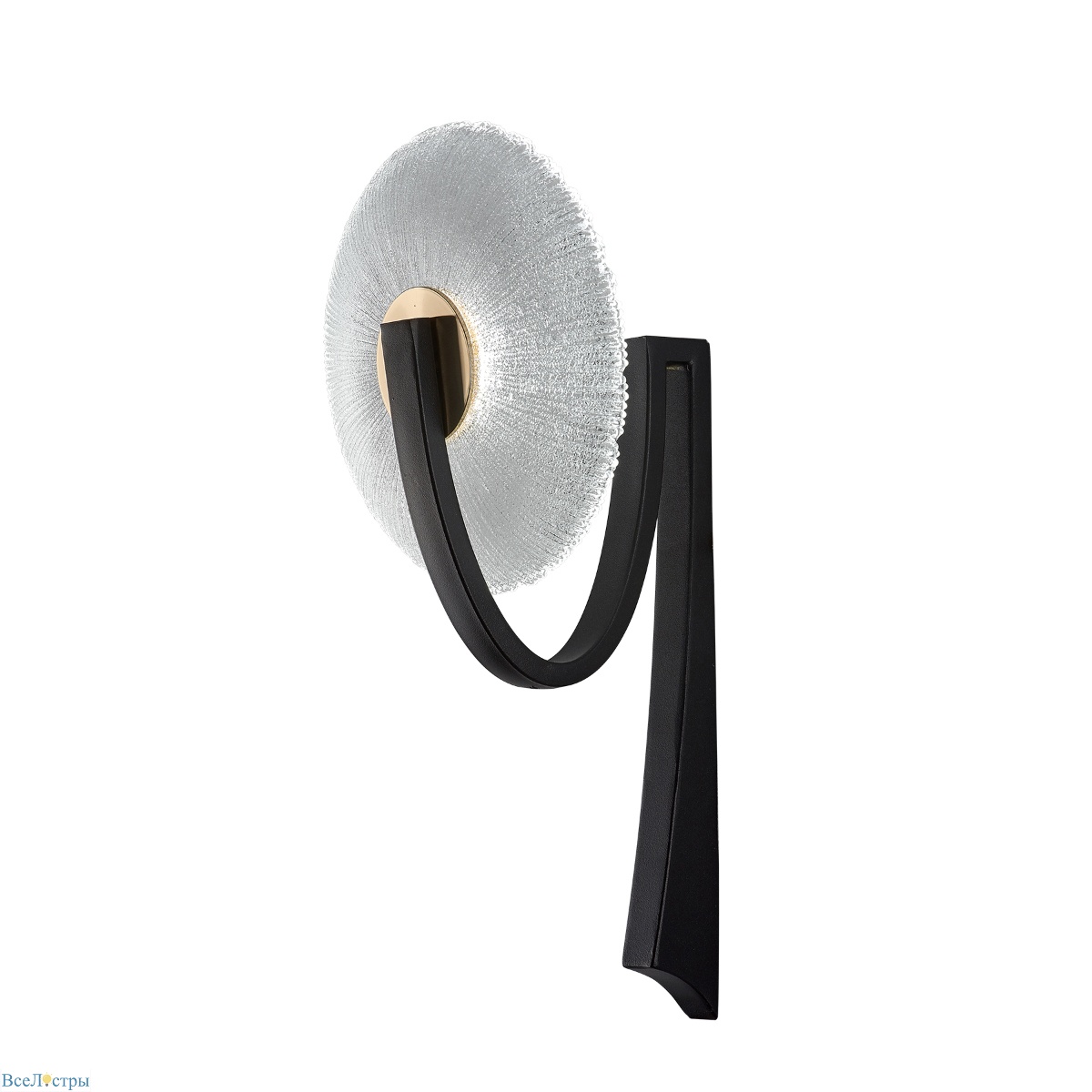 настенный светильник delight collection wall lamp ob2415-1a sand black