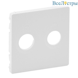 Лицевая панель Legrand Valena Life розетки TV-SAT белая 754820