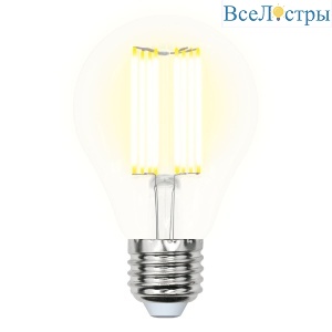 Лампа светодиодная (UL-00005897) Uniel E27 23W прозрачная LED-A70-23W/3000K/E27/CL PLS02WH